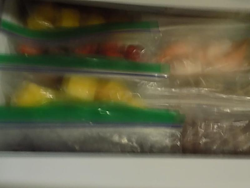'File' drawer showing fruit/seafood/rice/ etc.
