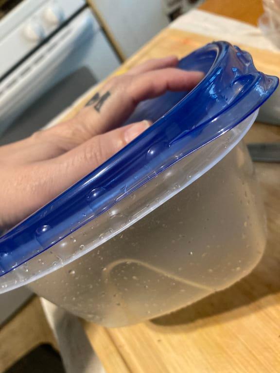 Ziploc Medium Square Plastic Food Storage Container, 1.18L, 3pk