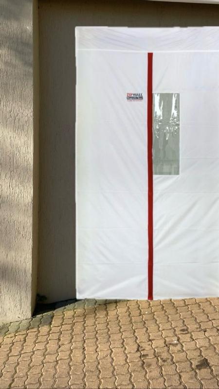 ZipWall 4-ft x 7.25-ft Off-white 4-mil Heavy-duty Dust barrier