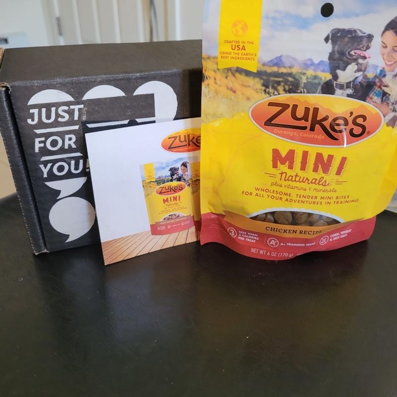 Peanut Butter Zuke's Mini Naturals Chicken Zukes Dog Treats