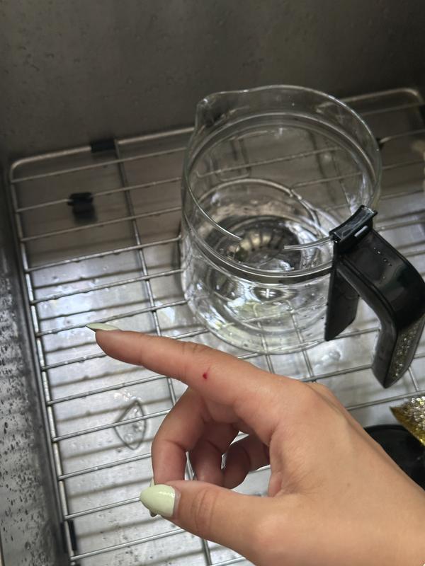 Glass broke while washing