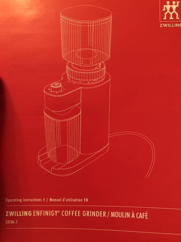 ZWILLING Enfinigy Burr Coffee Grinder Black 53104-701 - Best Buy