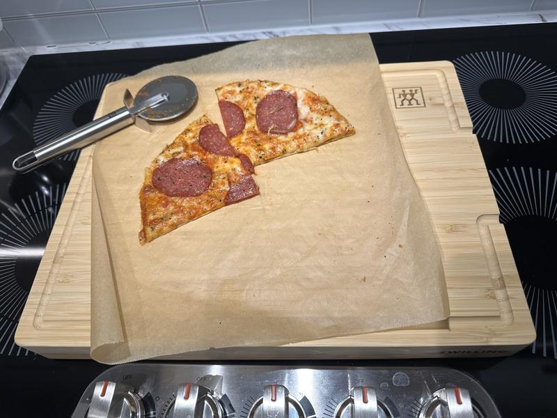 5Five - Pizza snijder-wiel de luxe - zilverkleurig - RVS - 23 cm | Fun
