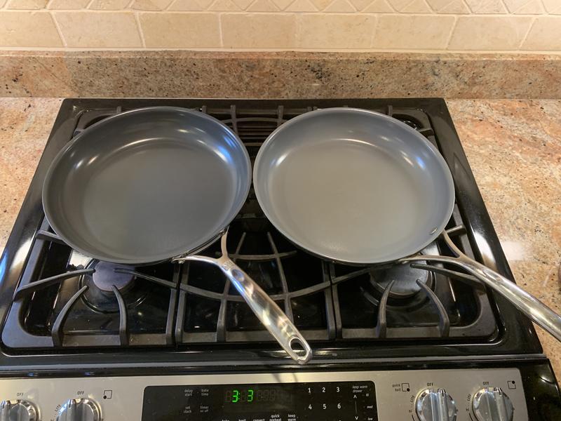 The darker color is new.