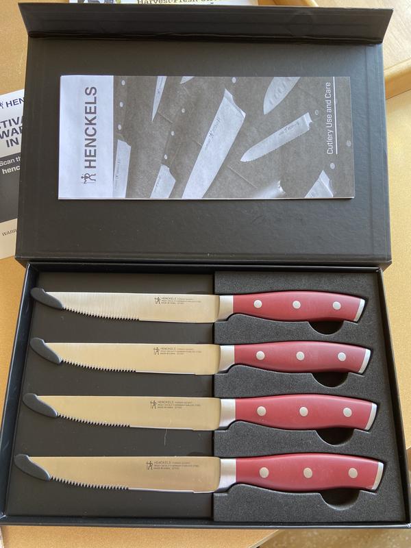 Henckels Stainless Steel Steak Knife Set of 6 - Ares Kitchen and