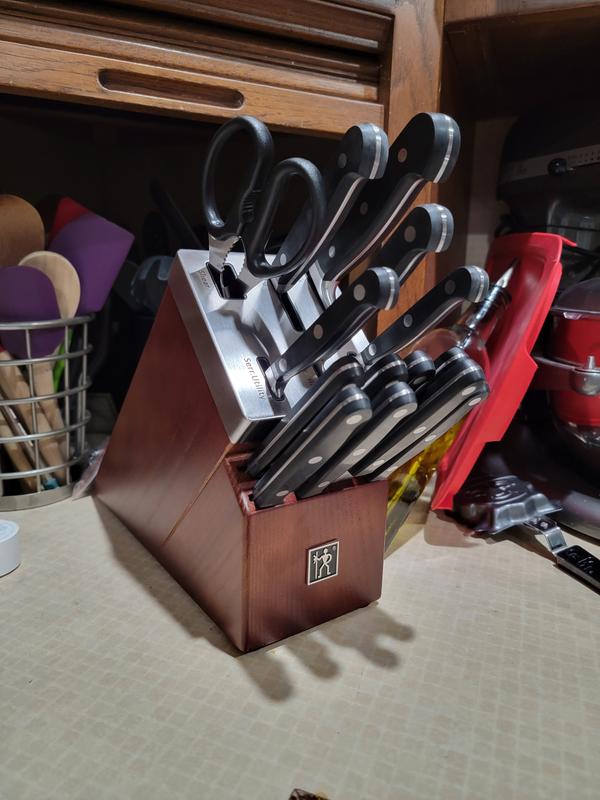 HENCKELS International Classic 15Piece SelfSharpening Knife Block Set