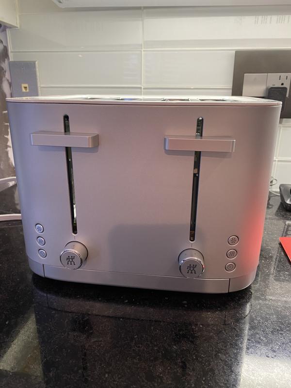 Zwilling Enfinigy Toaster- 4 Slot 4-Slice Gray 1710-Watt Toaster