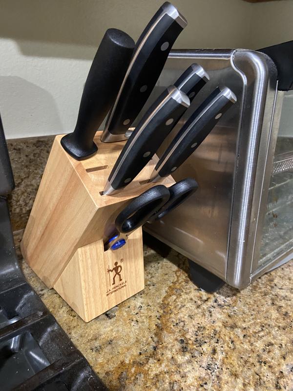 Henckels Forged Premio 17-pc, Knife block set, natural