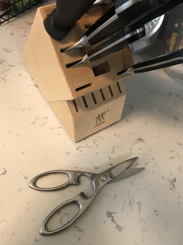 Zwilling ZWILLING J.A. Henckels TWIN Select Stainless Steel Kitchen Shears  - Strong Blades, Micro-Serration, Dishwasher Safe in the Cutlery department  at