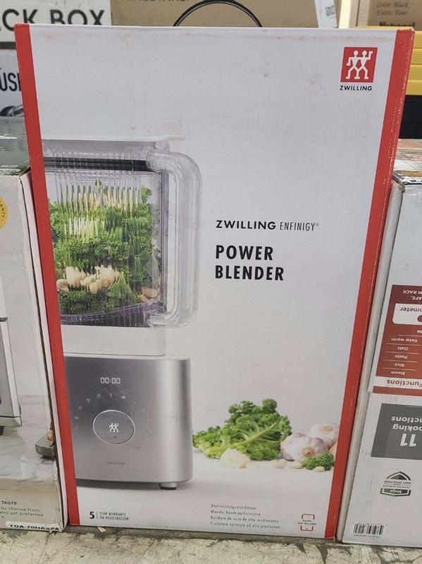 ZWILLING Enfinigy Silver Power Blender + Reviews | Crate & Barrel