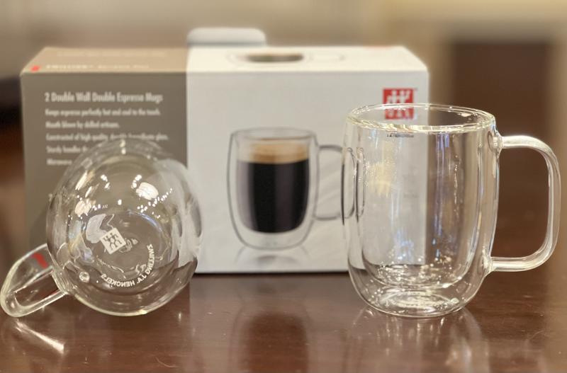 ZWILLING Sorrento Plus 4.5-oz Espresso Glass Mug Set of 2 