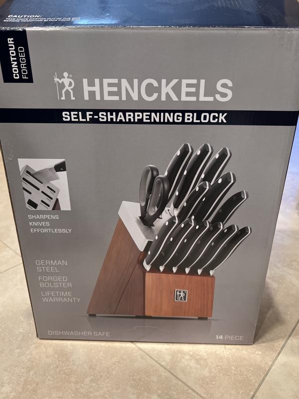 Henckels Forged Contour 14-Piece Self Sharpening Cutlery Block Set