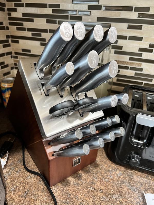 Henckels, Graphite 20-Piece Self-Sharpening Knife Block Set - Zola