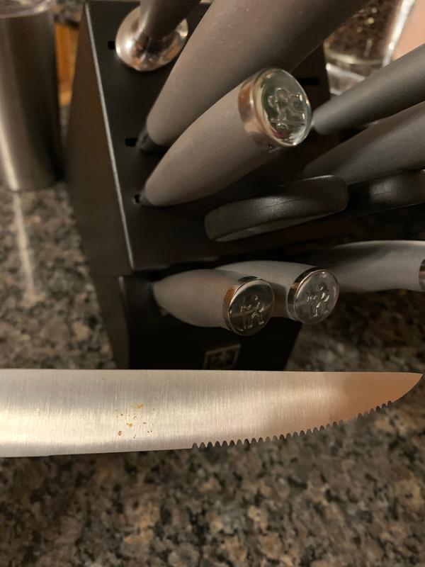 Rust spots on my brand new knives , they were used once !!!!!