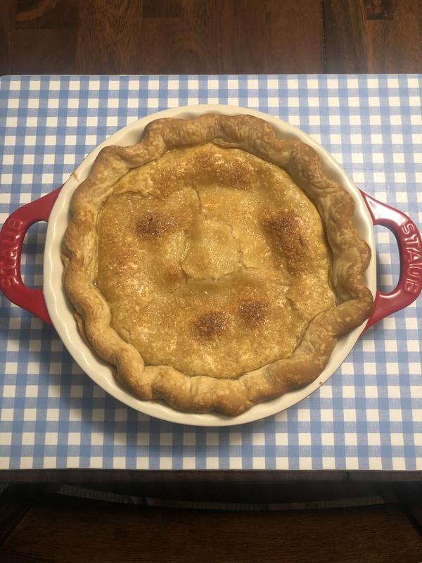 My first peach pie
