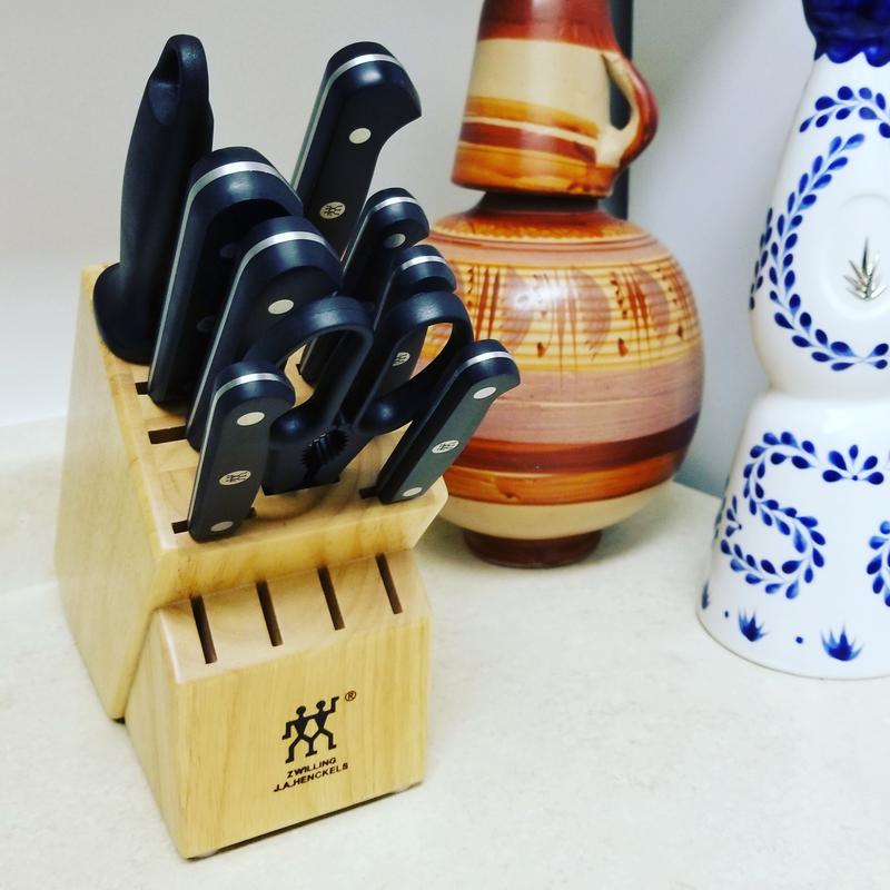 German knives in my Mexican kitchen