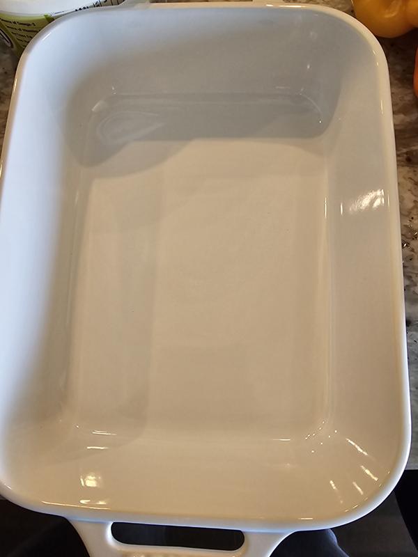 Staub 10.5in x 7.5in Rectangular Baking Dish White