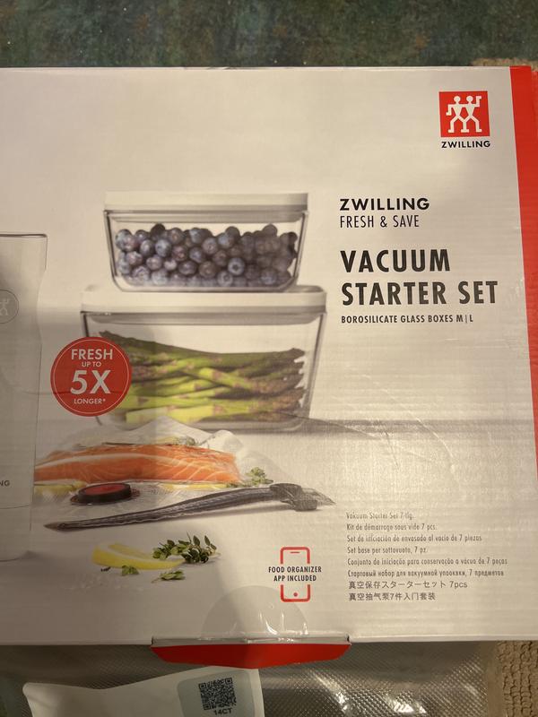 Zwilling Fresh & Save 32-pc Vacuum Sealer Machine Set, Sous Vide Bags, Meal  prep, Airtight