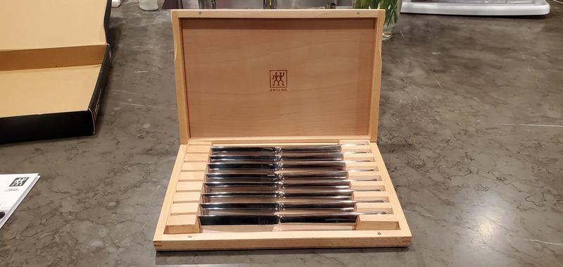 Stainless steel steak knives