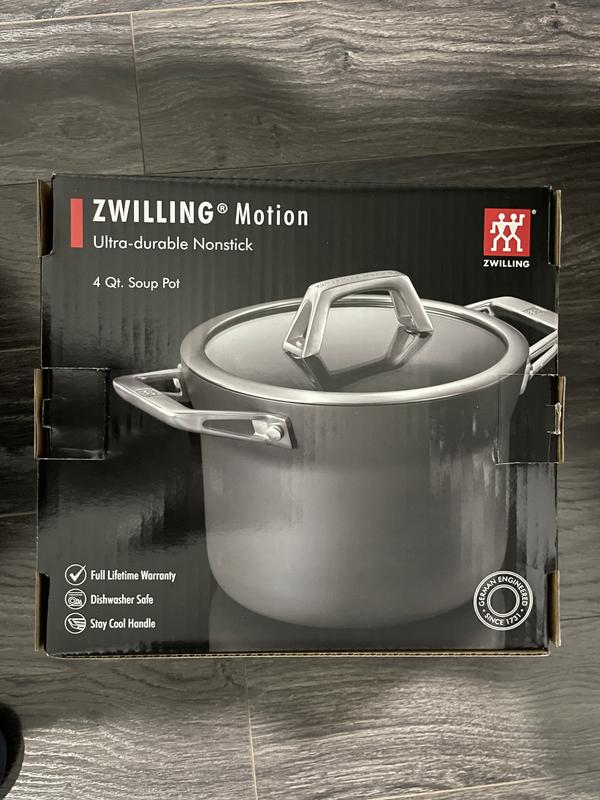 Zwilling Motion Hard Anodized 4-qt Aluminum Nonstick Chef's Pan