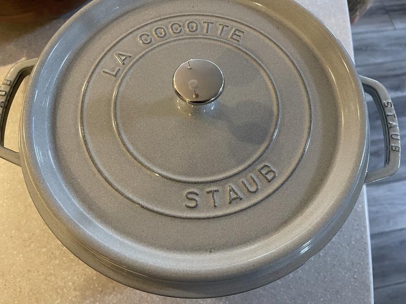 7 QT, ROUND, COCOTTE WHITE TRUFFLE