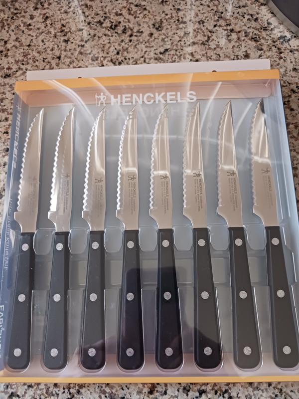 Zwilling J. A. Henckels 39322-800 Black Handle 8-Piece Steak Knives Set