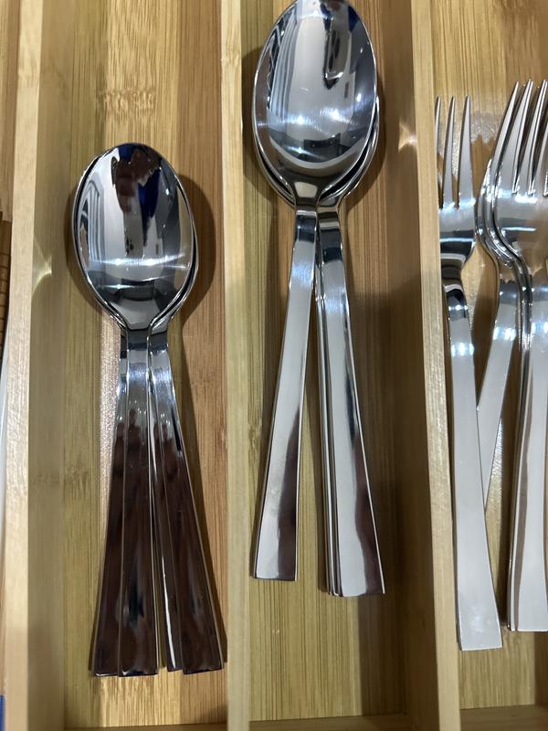 Arya White Gold Flatware – DECORATIQ