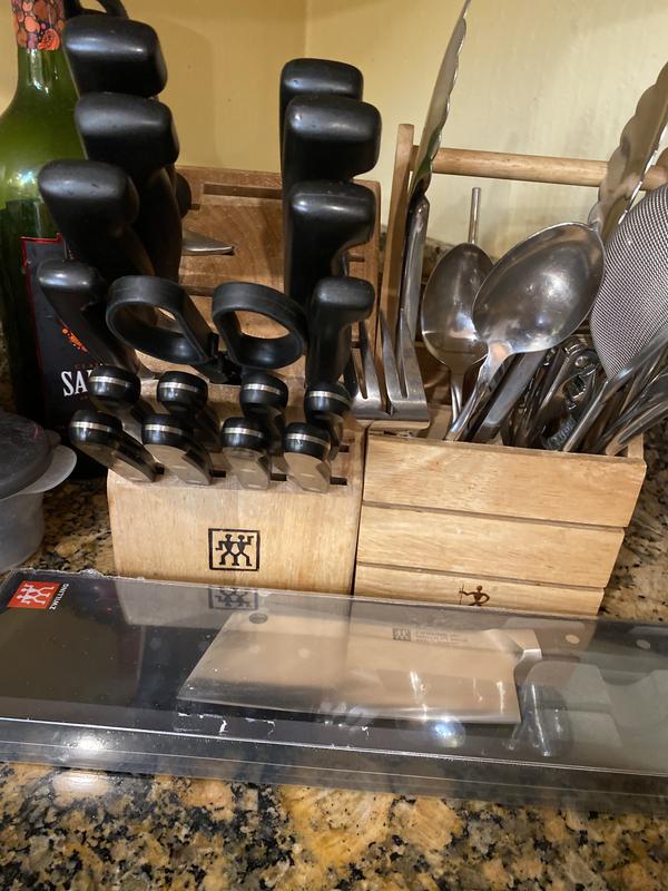 My 20 pieces Henckels and my new cleaver
