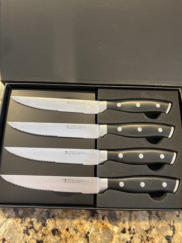 Best Buy: Henckels Forged Accent 4-pc Steak Knife Set White 19548-004