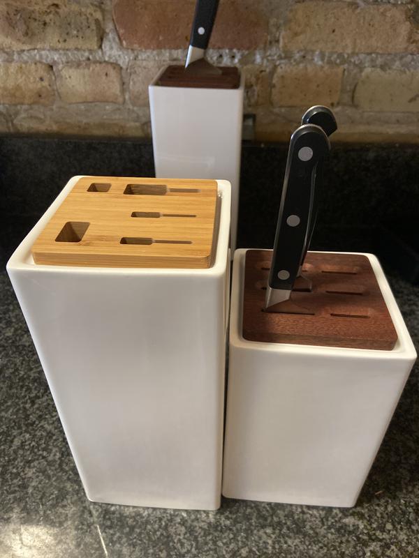 Ceramic Knife Set With Block 