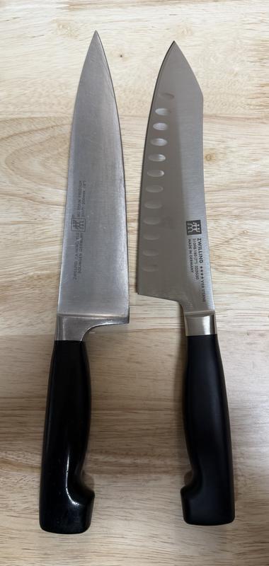 30 year old Zwilling Chef's Knife Vs. Brand New Zwilling Santoku