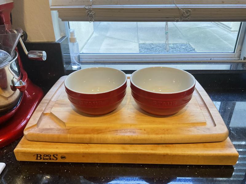 Getting ready to serve