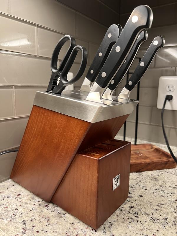 Zwilling Pro Forged 7 Pc Self-Sharpening Knife Block Set — Las