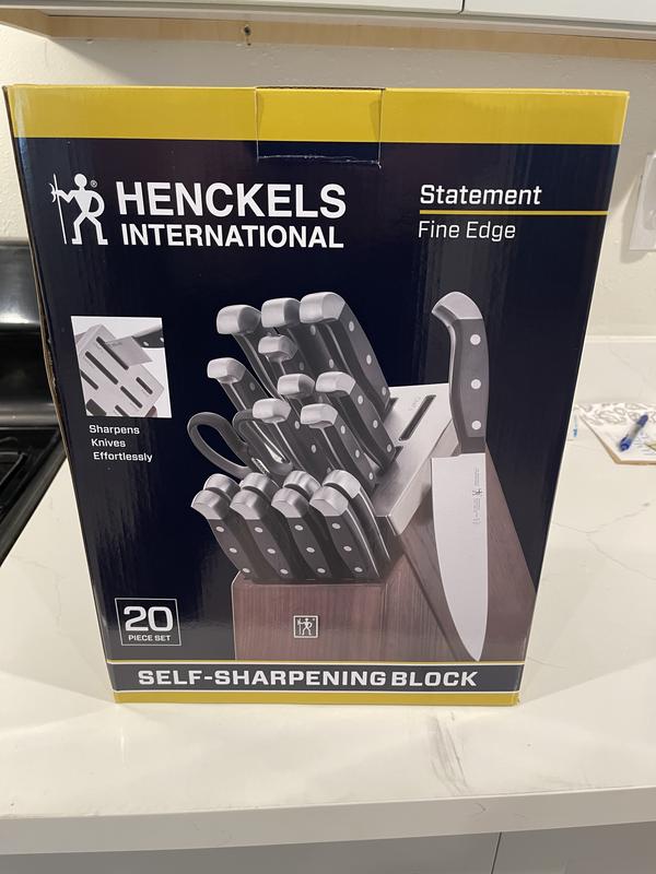 J.A. Henckels Statement 20-pc. Self-Sharpening Knife Block Set