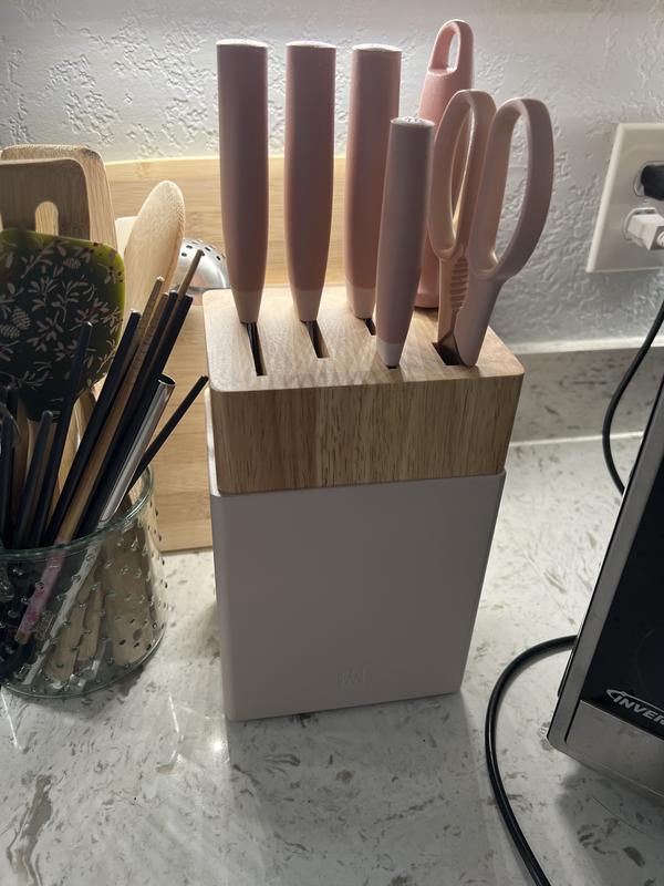 Get Zwilling Now S 7 Piece Knife Set Pink Delivered