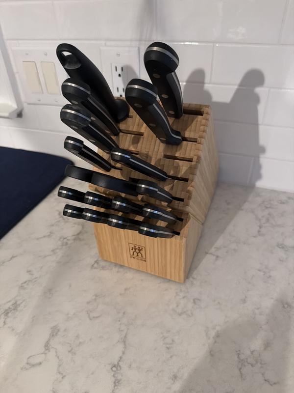 ZWILLING Twin Gourmet Stainless Steel 18-Piece Knife Block Set
