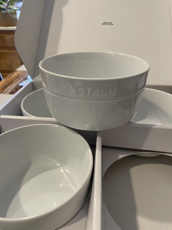 Staub White Cereal Bowls
