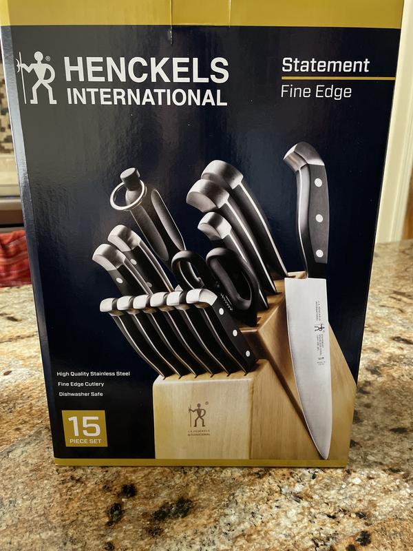 J.A. Henckels International® Statement 15-Piece Knife Block Set | Bed ...