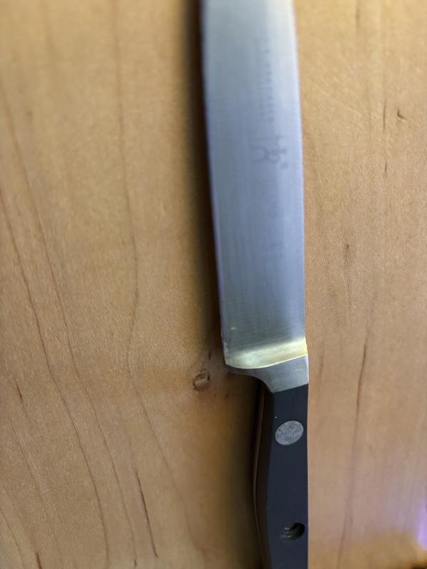Missing rivet and cracked handle