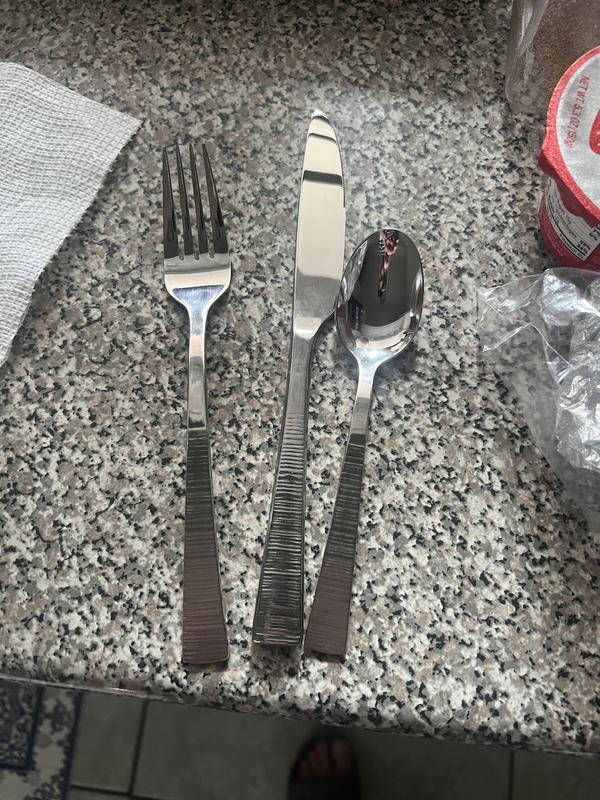 One set of Fork, knife, spoon