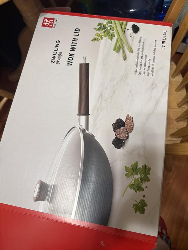 ZWILLING, Dragon Carbon Steel Wok with Lid | Zola