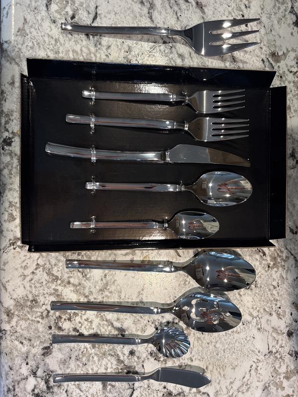 Comparing place setting to serving set