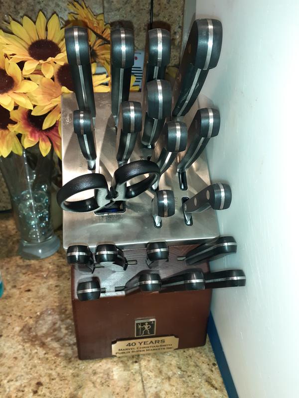 HENCKELS Classic 20Piece Kitchen Knife Set with Self Sharpening Knife