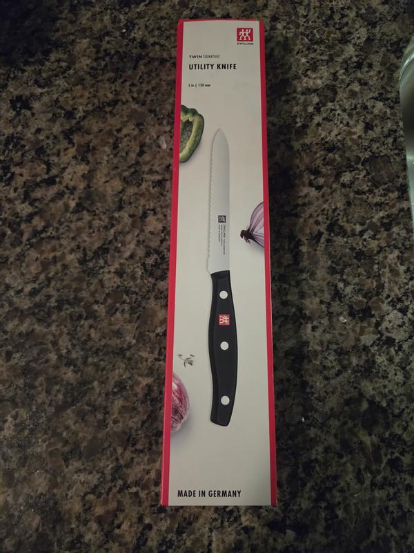 Customer photo for "Twin Signature 5 inch Serrated Utility Knife"