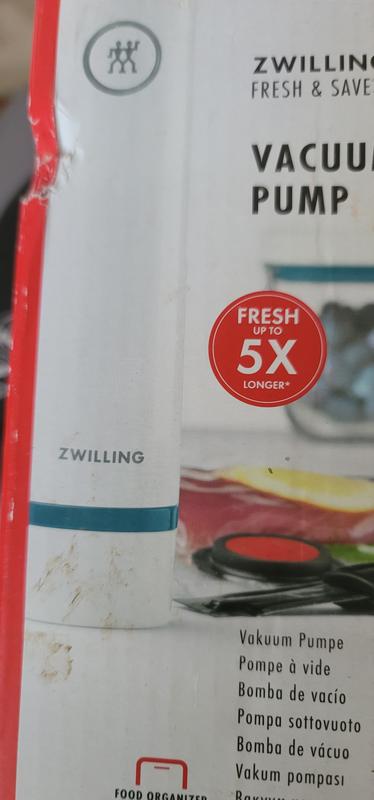 Buy ZWILLING Fresh & Save Vacuum pump with charging cap, White