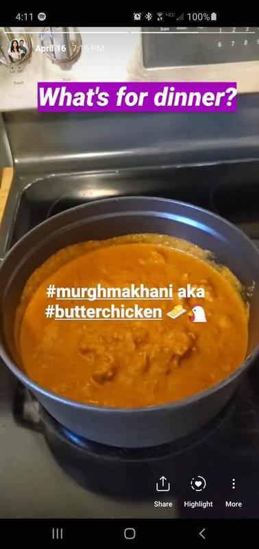 Butter chicken for four, with room to spare