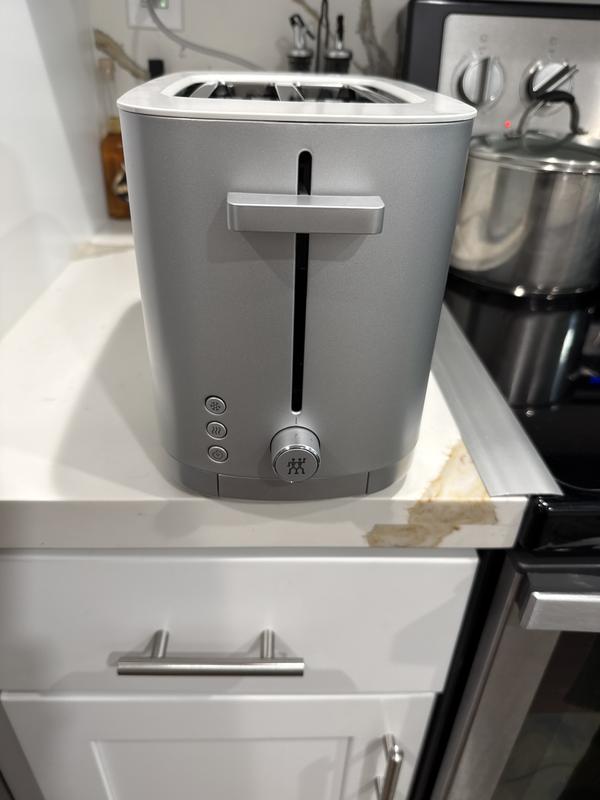 Zwilling Enfinigy Silver 2-Slice Toaster + Reviews | Crate & Barrel