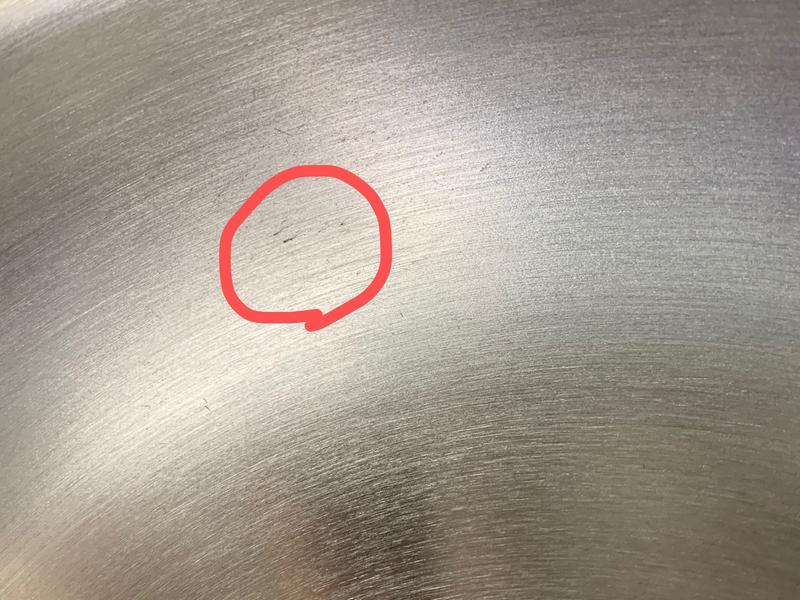 Several lumpy spots like this. Doubt it's normal.