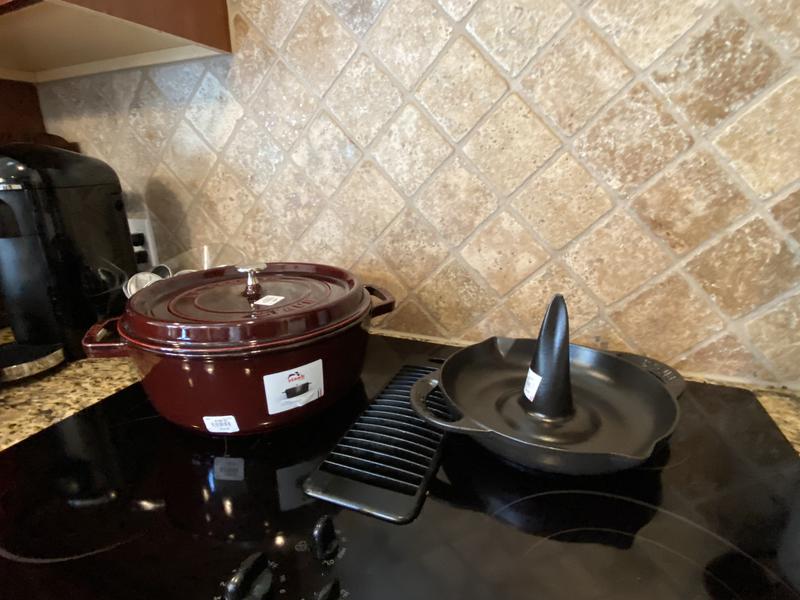 Staub Vertical Chicken Roaster in Cast Iron, Matte Black on Food52