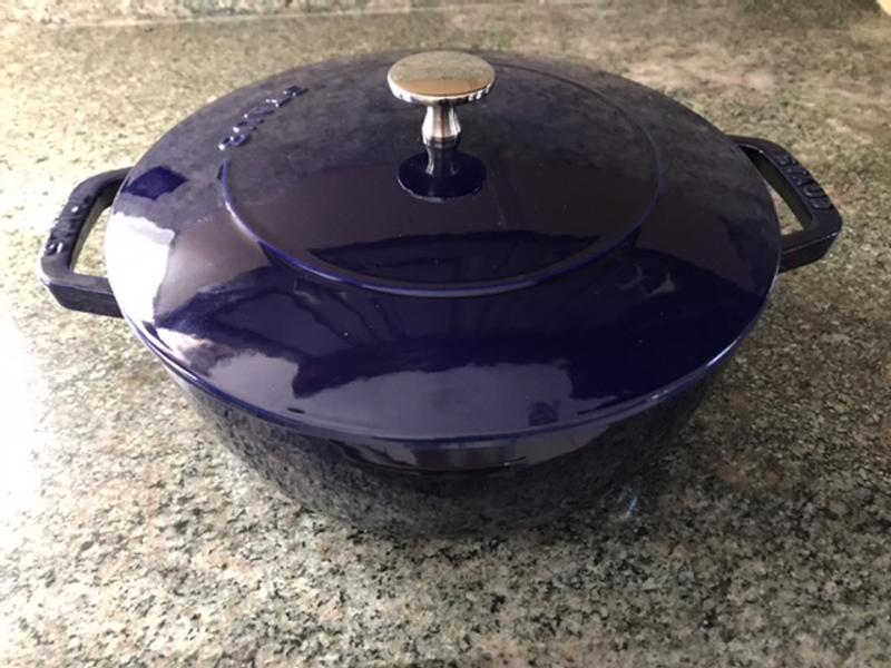 Lodge 3.6-quart Enameled Cast Iron Casserole, Blue  Dutch Ovens &  Casseroles - Shop Your Navy Exchange - Official Site